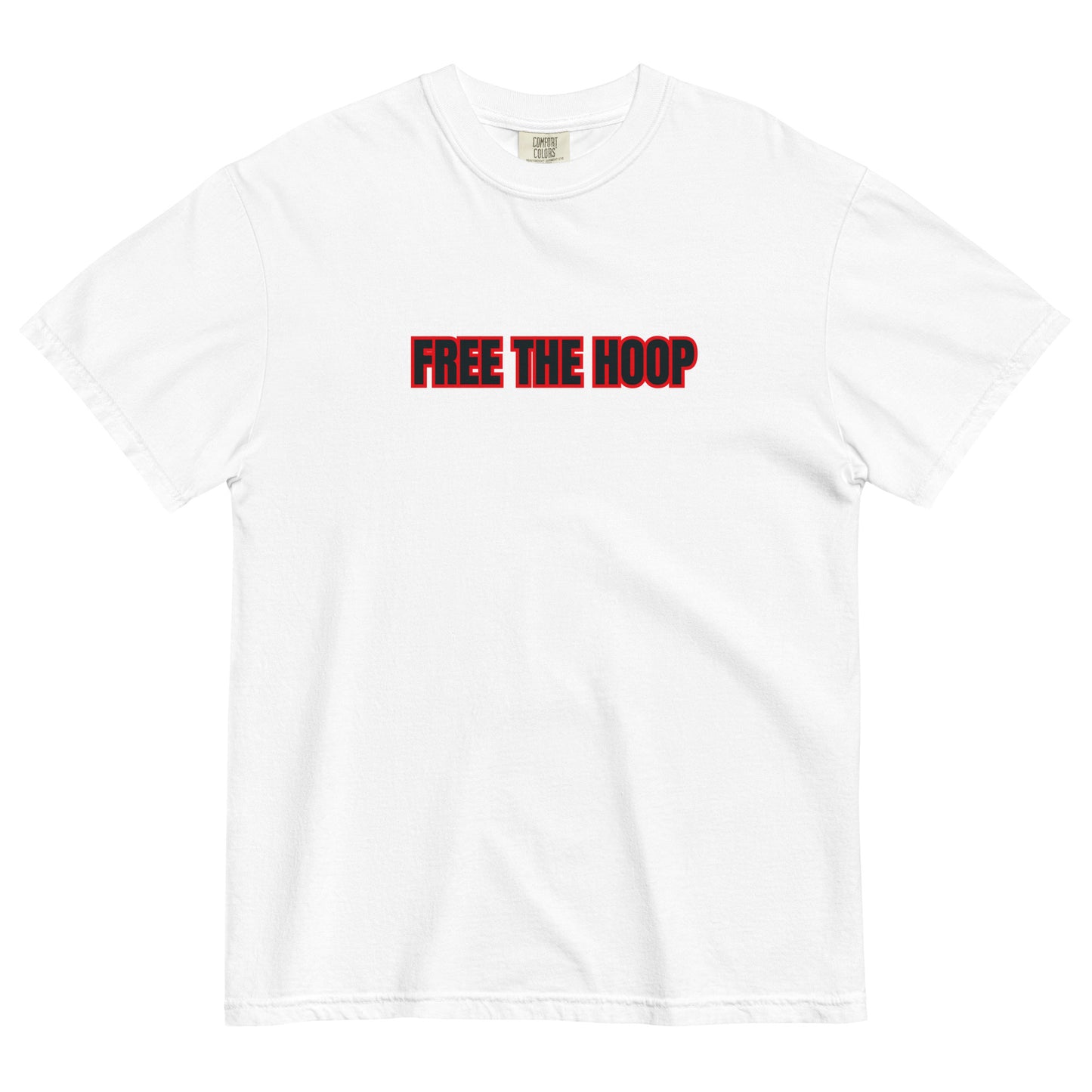 FREE THE HOOP - Thick T - Blue Red Boarder