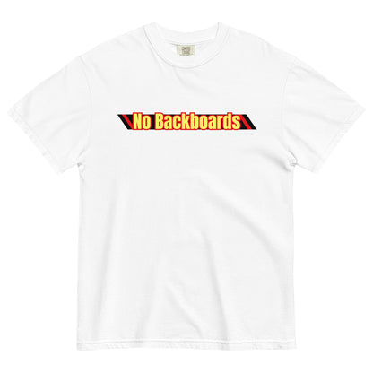 No Backboard Thick T - Black Red Racing Stripes