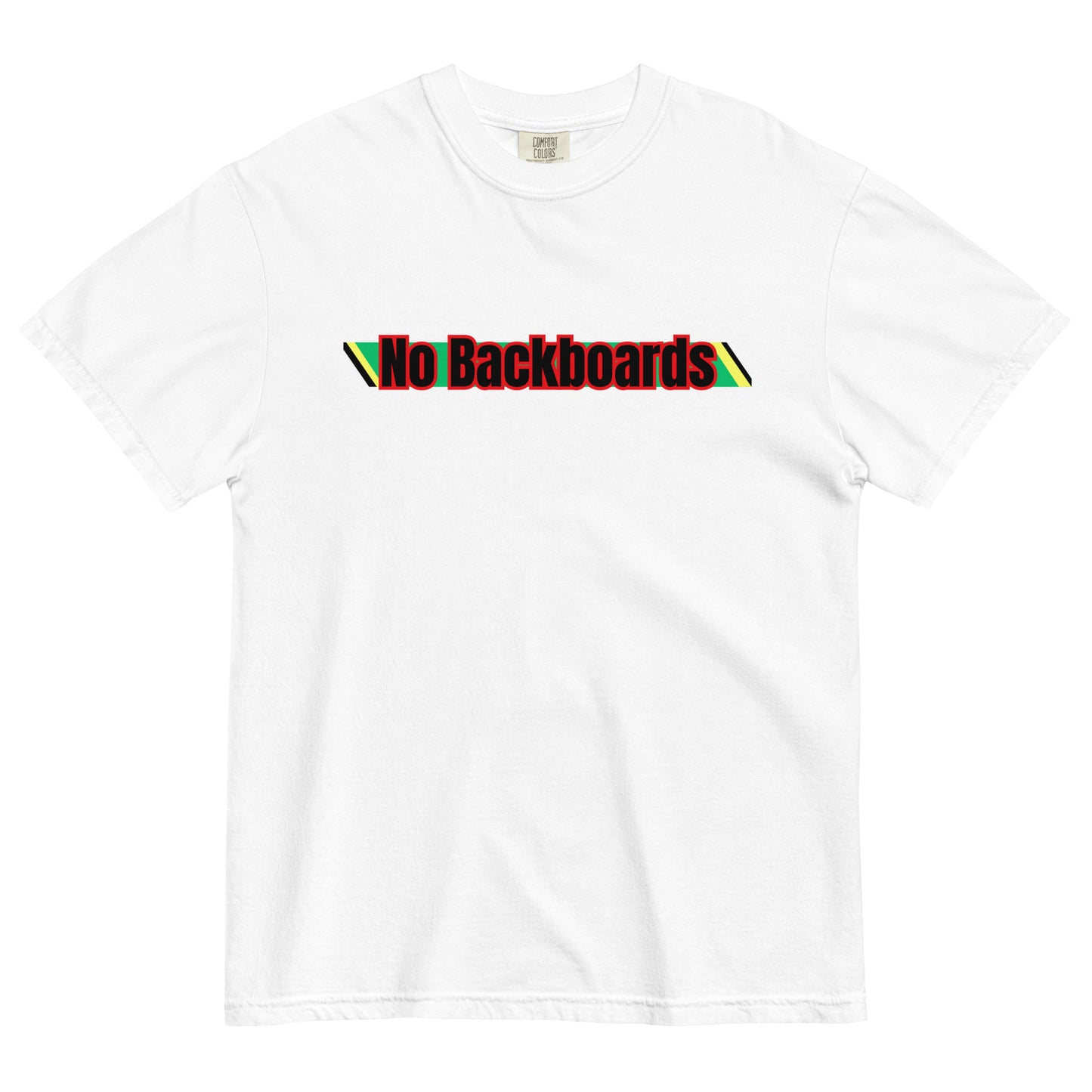 No Backboard Thick Ts - Black Red Racing