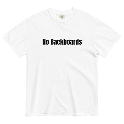 No Backboard Thick Ts - Black White Boarder