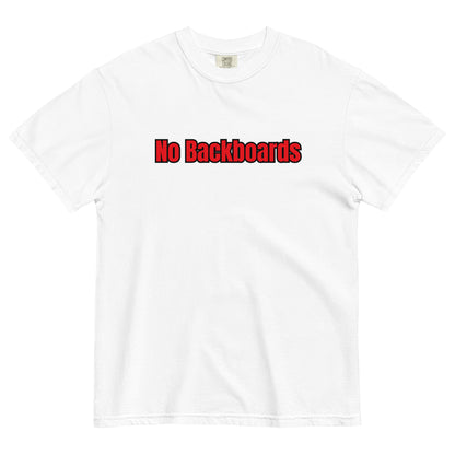 No Backboard Thick Ts - Red Black Boarder
