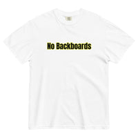 No Backboard Thick Ts - Black Yellow Boarder