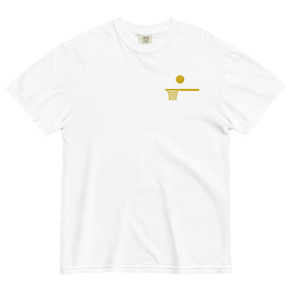 Embroidered Gold Ball and Hoop Thick T