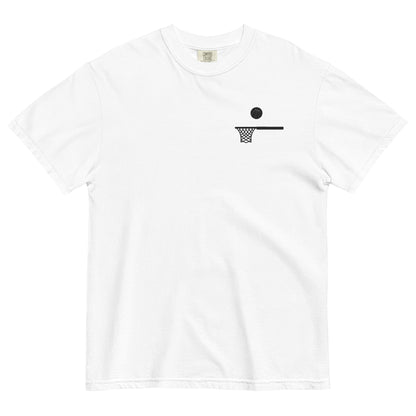 Embroidered Ball and Hoop Black Thick T