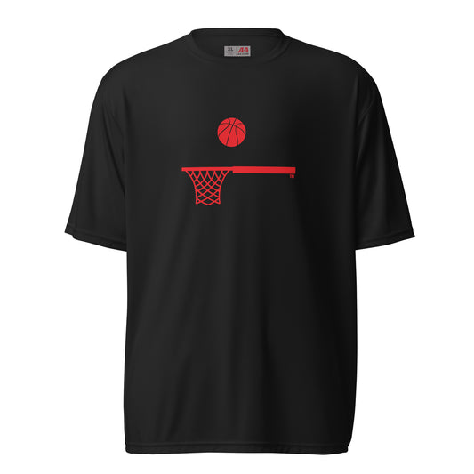 Ball and Hoop Red Hoop-In-T