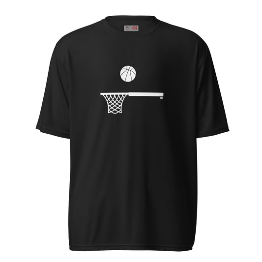 Ball and Hoop White Hoop-In-T