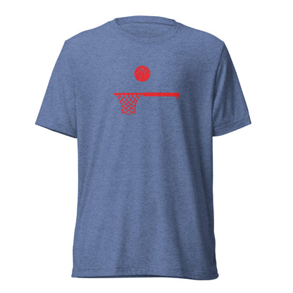 Red Ball and Hoop Lifestyle TriBlend