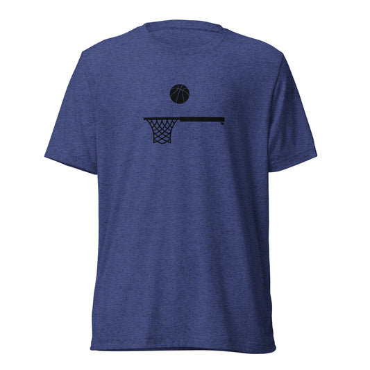 Black Ball and Hoop Lifestyle TriBlend