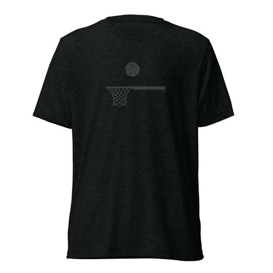 Black Ball and Hoop Lifestyle TriBlend