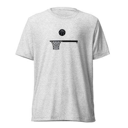 Black Ball and Hoop Lifestyle TriBlend